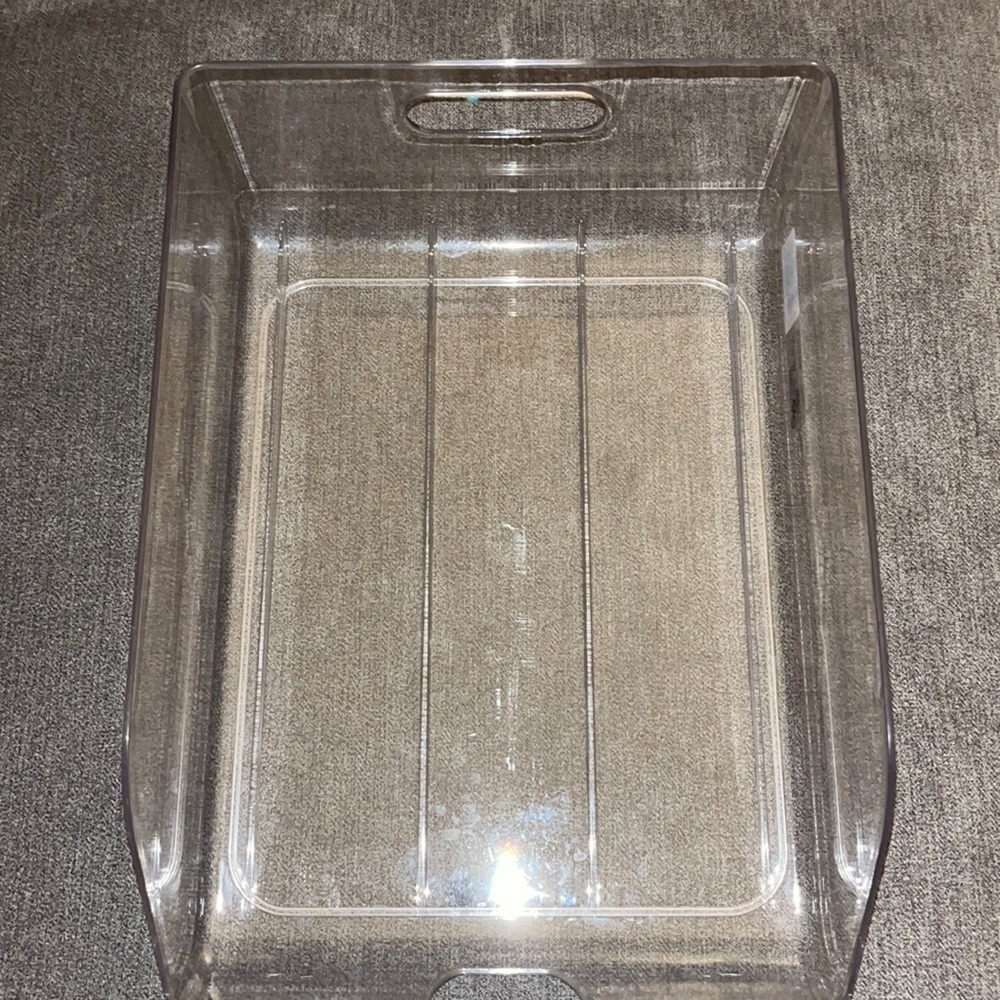 Water bottle or solder plastic storage container for fridge or pantry